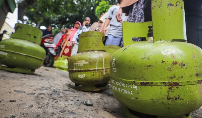 Pangkalan Gas Elpiji 3 Kg di Bandung Berharap Layanan kembali Normal