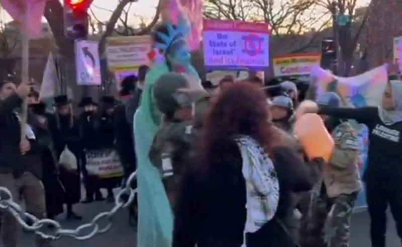 Demo Warnai Kunjungan Benjamin Netanyahu ke Washington