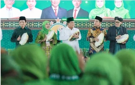 Kongres XVIII Muslimat NU Resmi Dibuka Presiden Prabowo