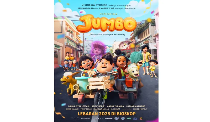 Ariel Noah ke Bunga Citra Lestari terdengar dalam film animasi jumbo