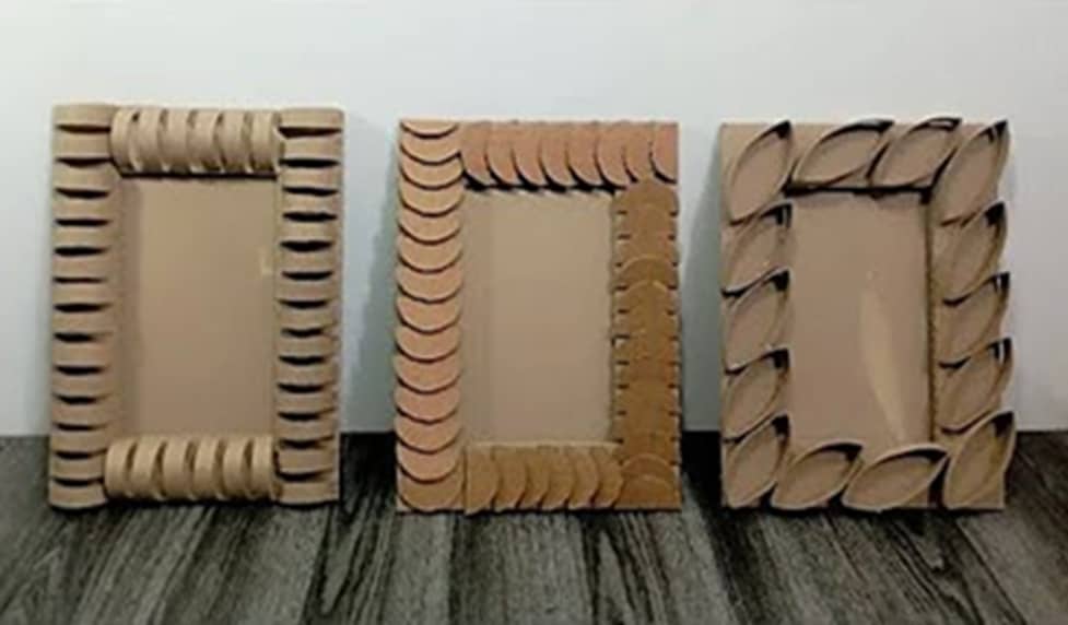 Kreatif Bingkai Foto Kardus Unik