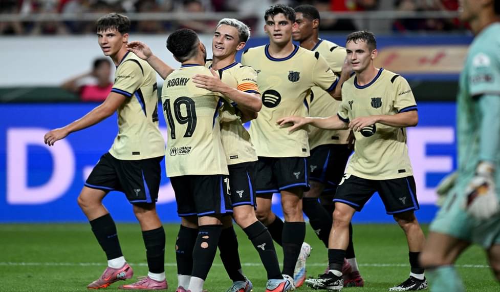 FC Seoul vs Barcelona, El Barca Menang Telak 7-3