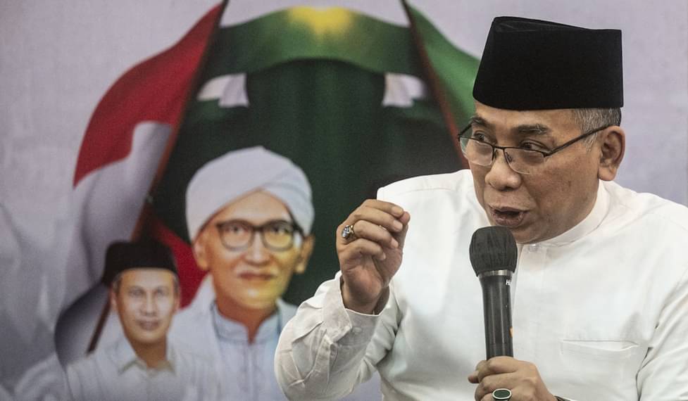 Ketua Umum Pengurus Besar Nahdlatul Ulama (PBNU), Yahya Cholil Staquf