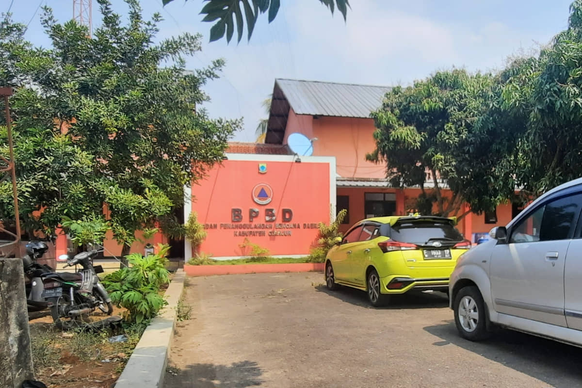 Dokumentasi tim penanggulangan bencana di Cianjur