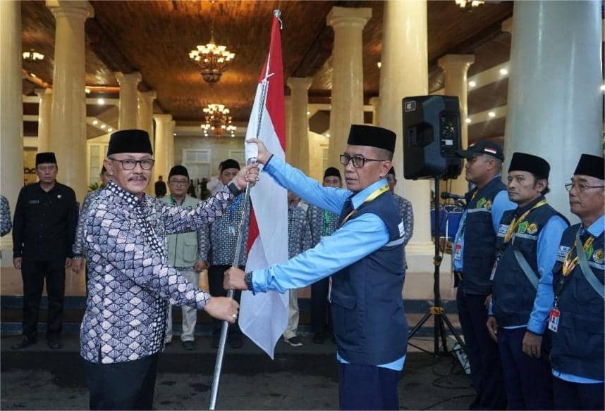 Asrama Haji Indramayu yang baru selesai dibangun