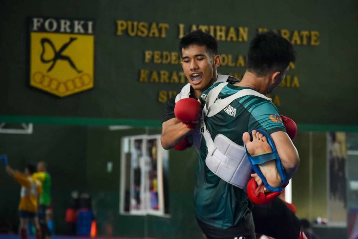 Pelatda Cabor Karate PON XXI