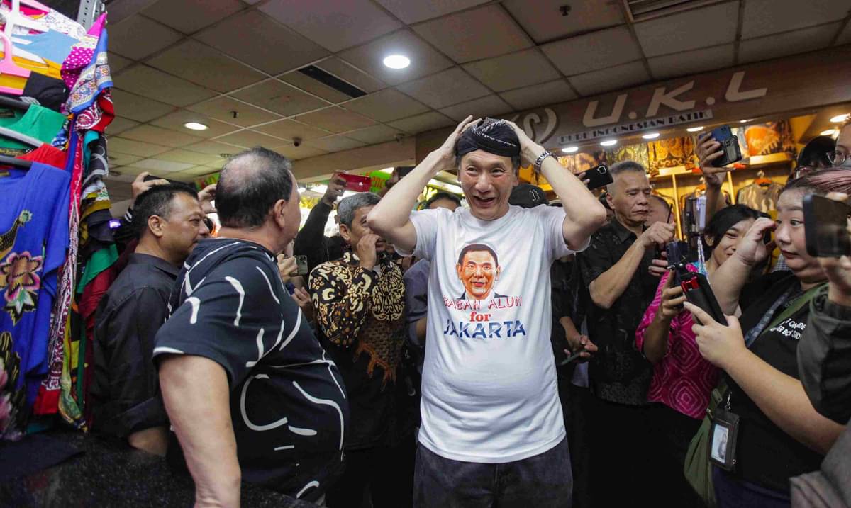  Jusuf Hamka Blusukan ke Pasar Tanah Abang