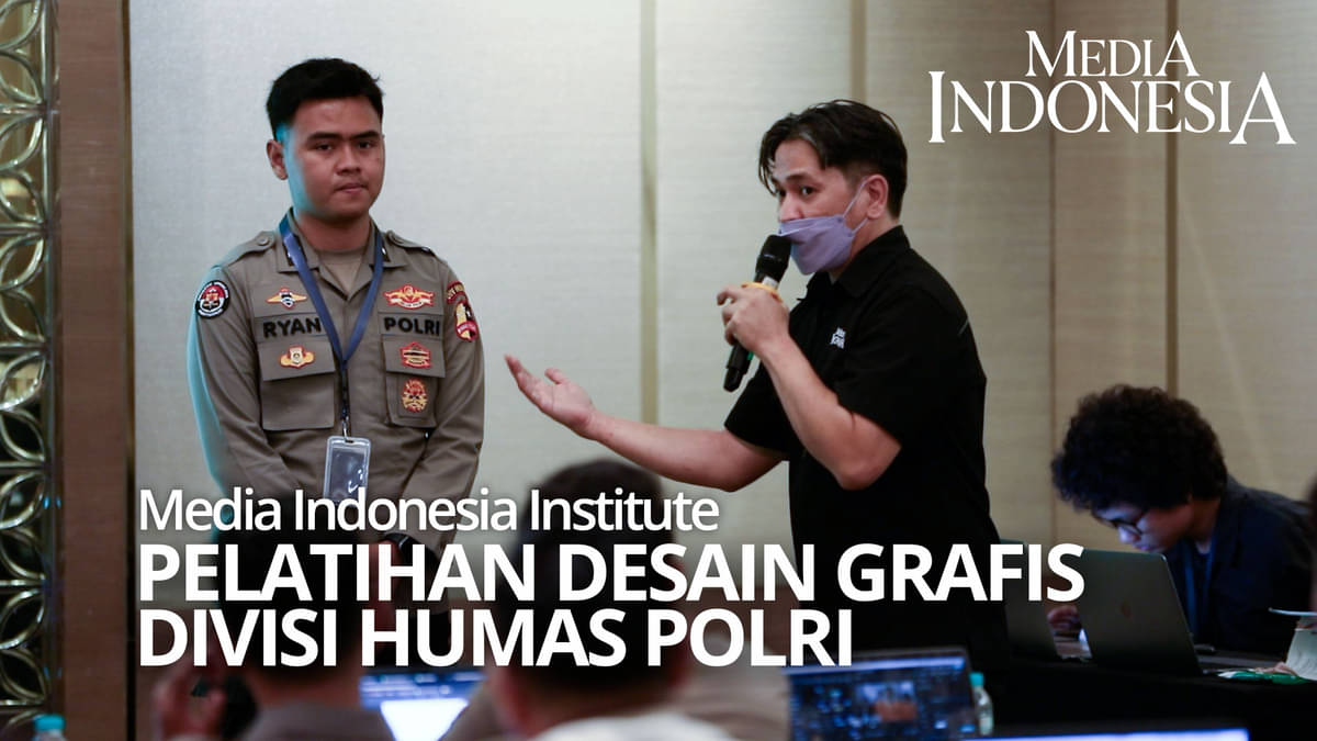 Divisi Humas Polri Bersama Media Indonesia Gelar Pelatihan Desain Grafis Bagi Anggota Humas Polri