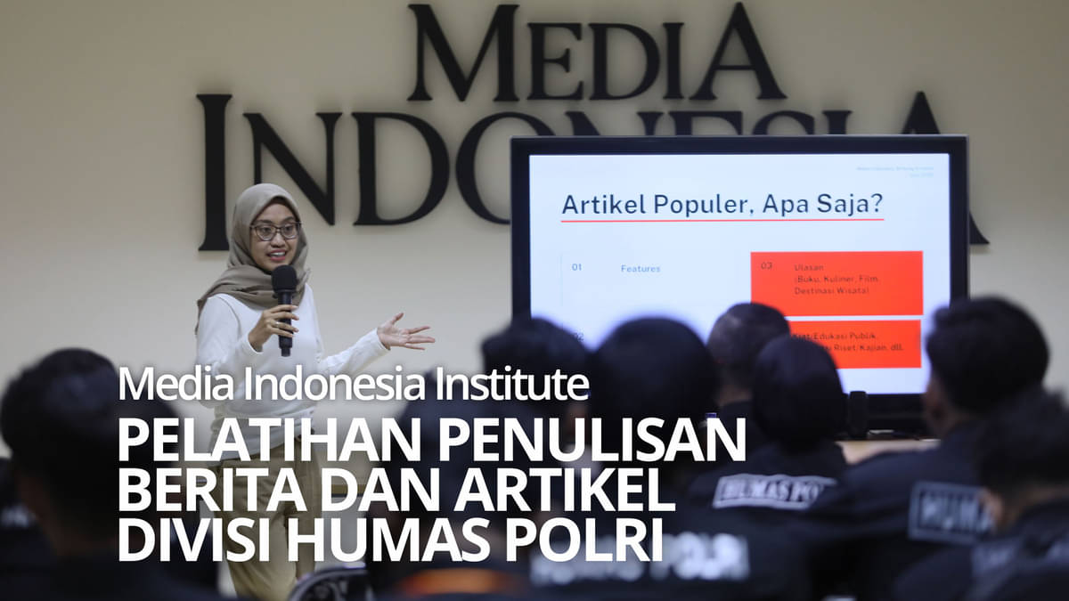Pelatihan Penulisan Berita dan Artikel Divisi Humas Polri